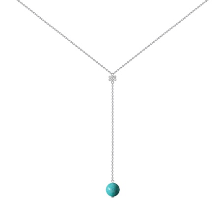 Колье из серебра с агатом 8340653237-3-50-77 Колье из серебра с агатом 8340653237-3-50-77