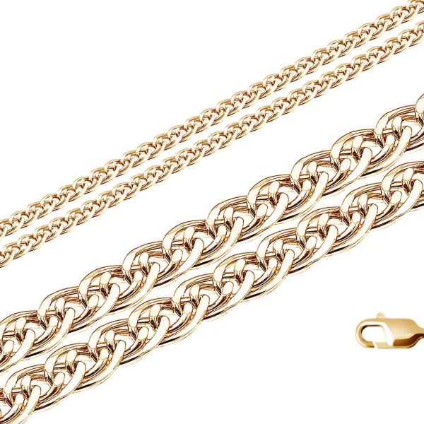 Цепь из серебра без вставок