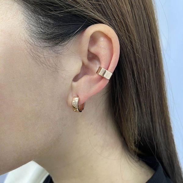 Серьги из серебра без вставок со скидкой