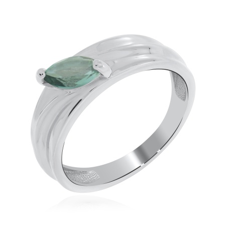 Купить кольцо из серебра с параибаом в интернет-магазине KRASNOE