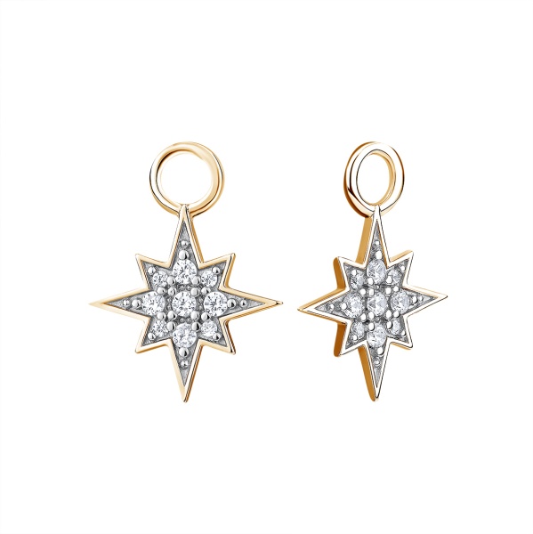 Купить подвеска из серебра с фианитами