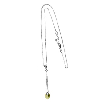 Колье из серебра с кварцем