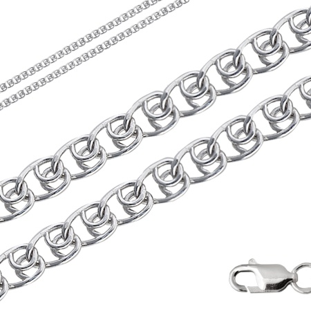 Купить цепь из серебра без вставок