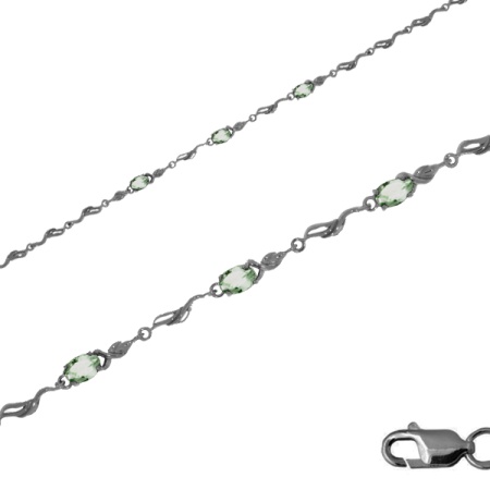 Купить браслет из серебра с фианитами