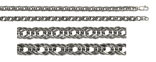 Цепь из серебра без вставок