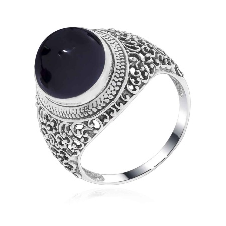 Купить кольцо из серебра с агатом в интернет-магазине KRASNOE