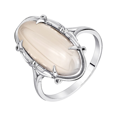 Купить кольцо из серебра с агатом в интернет-магазине KRASNOE Купить кольцо из серебра с агатом в интернет-магазине KRASNOE