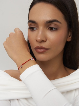 Купить браслет из серебра с фианитами