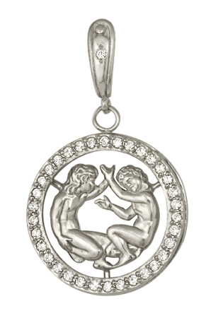 Купить подвеска из серебра с фианитами Купить подвеска из серебра с фианитами