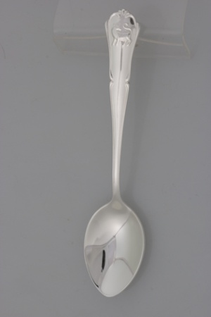 Ложка чайная/Козерог из серебра без вставок