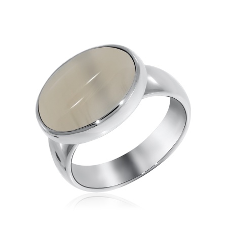 Купить кольцо из серебра с агатом в интернет-магазине KRASNOE