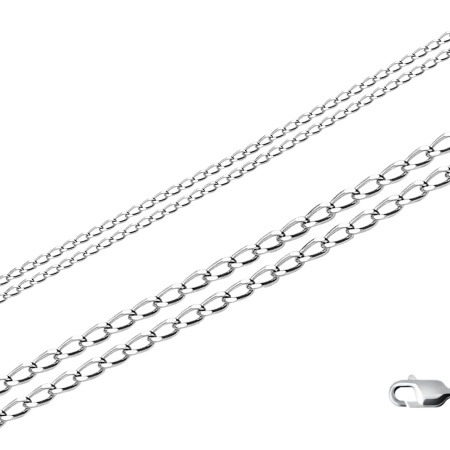 Цепь из серебра без вставок