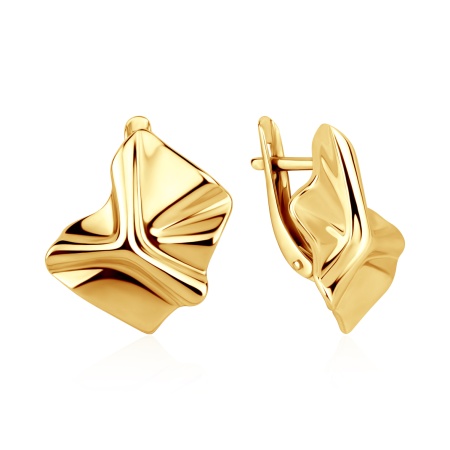 Серьги из серебра без вставок