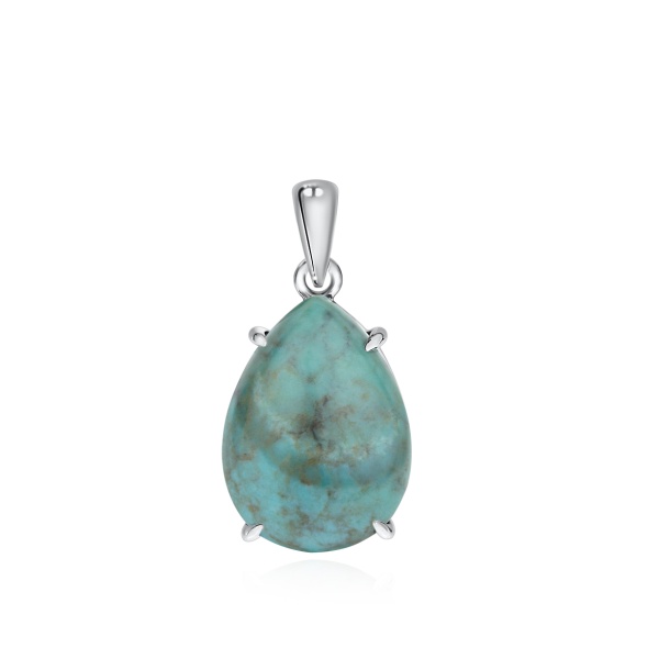 Купить подвеска из серебра с бирюзой