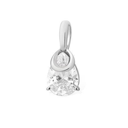 Купить подвеска из серебра с фианитом