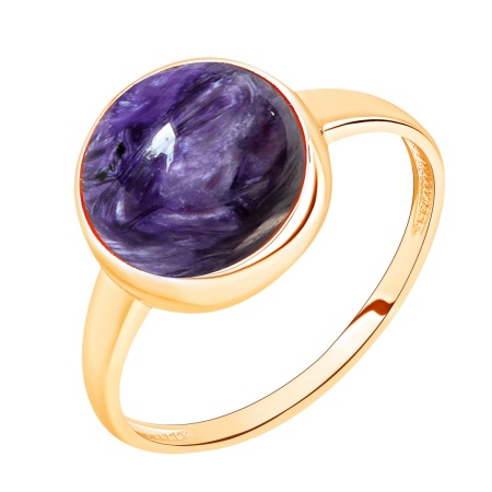 Купить кольцо из серебра с чароитом в интернет-магазине KRASNOE