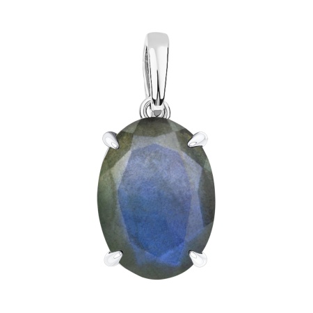 Купить подвеска из серебра с лабрадоритом