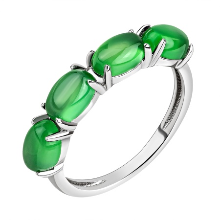 Купить кольцо из серебра с агатами в интернет-магазине KRASNOE Купить кольцо из серебра с агатами в интернет-магазине KRASNOE