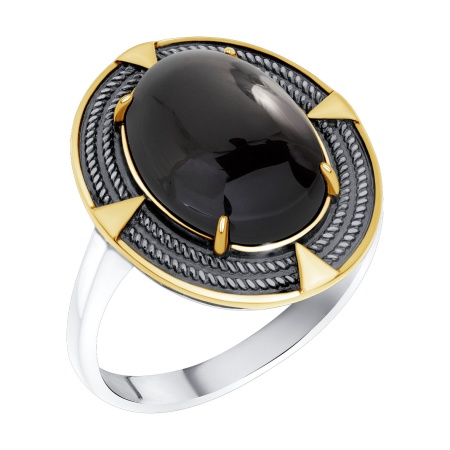 Купить кольцо из серебра с агатом в интернет-магазине KRASNOE