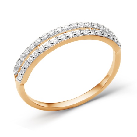 Купить кольцо из золота с фианитом в интернет-магазине KRASNOE