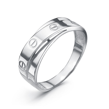 Купить кольцо из серебра без вставок в интернет-магазине KRASNOE