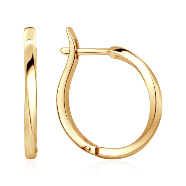 Серьги из серебра без вставок со скидкой