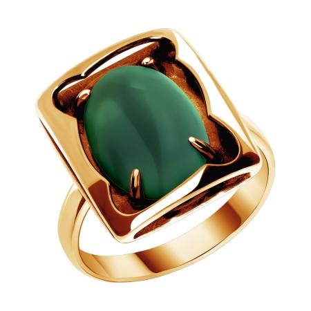 Купить кольцо из серебра с агатом в интернет-магазине KRASNOE