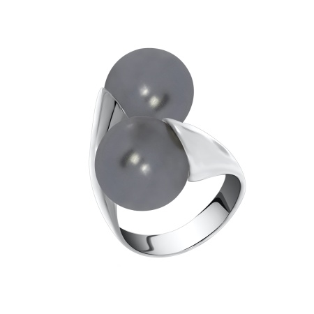 Купить кольцо из серебра с жемчугом в интернет-магазине KRASNOE