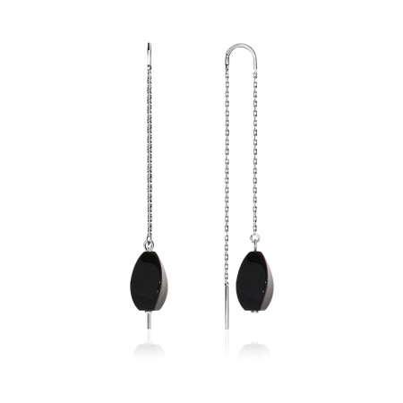 Серьги из серебра с агатом 2340391684-9-20 от KRASNOE, металл Серебро, вставка Агат