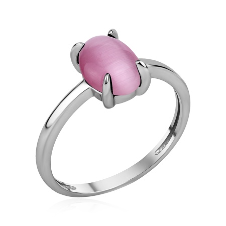 Купить кольцо из серебра с кошачим глазом в интернет-магазине KRASNOE