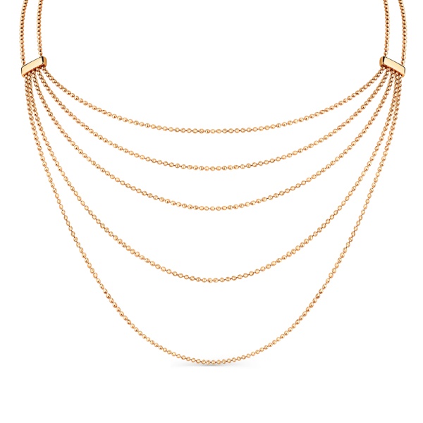 Колье из золота без вставок