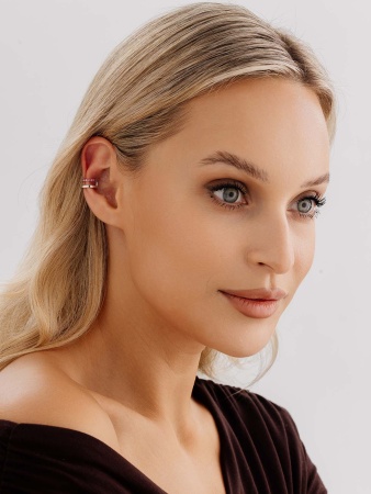 Серьги из серебра с ситаллами