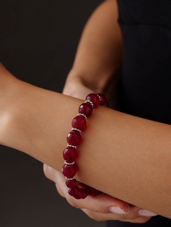 Купить браслет из серебра с агатами