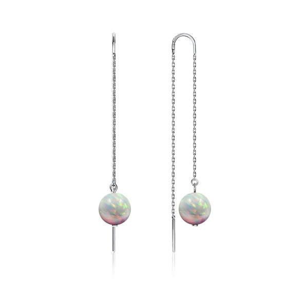 Серьги из серебра с опалом 2340250710-2-10 от KRASNOE, металл Серебро, вставка Опал Серьги из серебра с опалом 2340250710-2-10 от KRASNOE, металл Серебро, вставка Опал