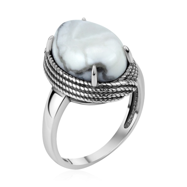 Купить кольцо из серебра с кахалонгом в интернет-магазине KRASNOE