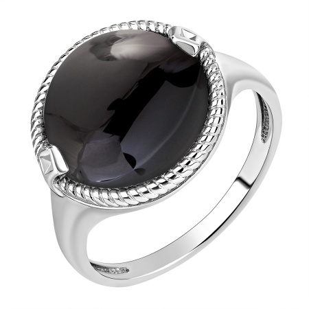 Купить кольцо из серебра с агатом в интернет-магазине KRASNOE