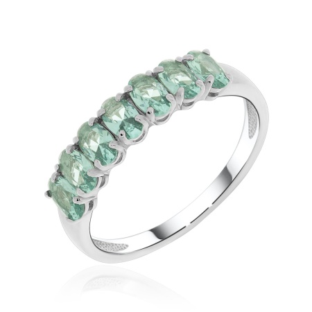 Купить кольцо из серебра с ситаллами в интернет-магазине KRASNOE