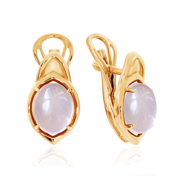 Серьги из серебра с кварцами со скидкой Серьги из серебра с кварцами со скидкой