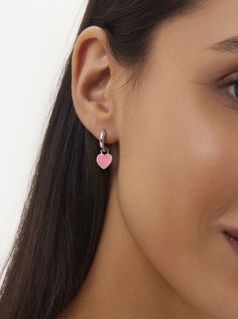 Серьги из серебра с эмалью 2364405417-37 от KRASNOE, металл Серебро, вставка Без вставок