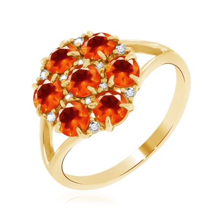 Купить кольцо из серебра с опал натур.ами и фианитами в интернет-магазине KRASNOE Купить кольцо из серебра с опал натур.ами и фианитами в интернет-магазине KRASNOE