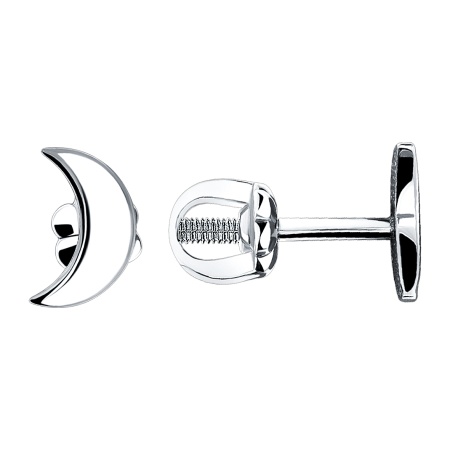 Пусеты из серебра без вставок 2340405258 от KRASNOE, металл Серебро, вставка Без вставок Пусеты из серебра без вставок 2340405258 от KRASNOE, металл Серебро, вставка Без вставок