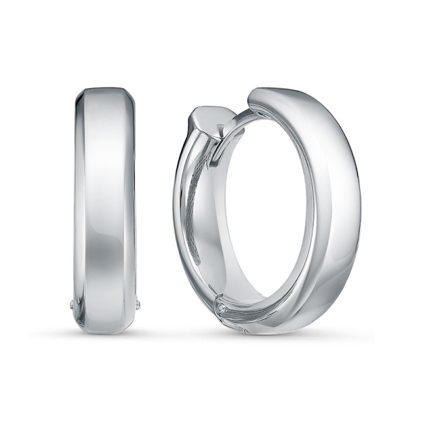 Серьги из серебра без вставок дс2201506р от KRASNOE, металл Серебро, вставка Без вставок