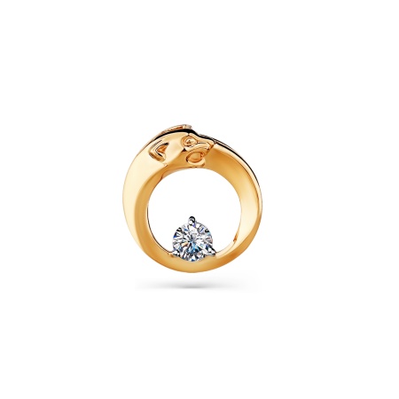 Купить подвеска из золота с фианитом