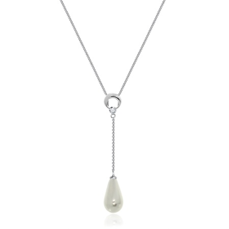 Колье из серебра с жемчугом