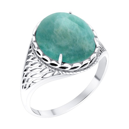 Купить кольцо из серебра с агатом в интернет-магазине KRASNOE