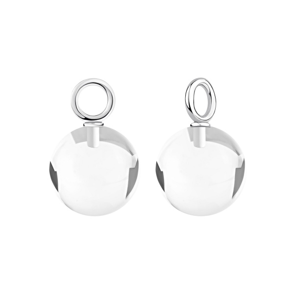 Купить подвеска из серебра с хрусталём