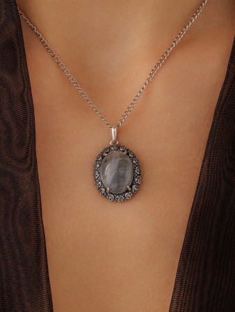 Купить подвеска из серебра с лабрадоритом