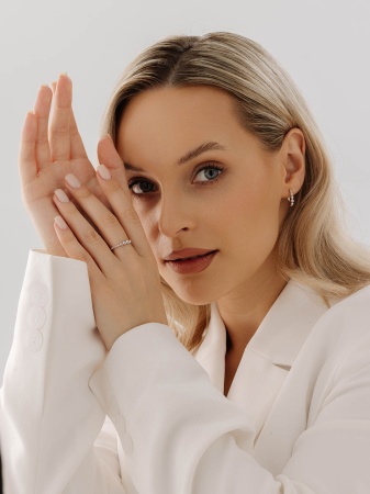 Купить кольцо из серебра без вставок в интернет-магазине KRASNOE