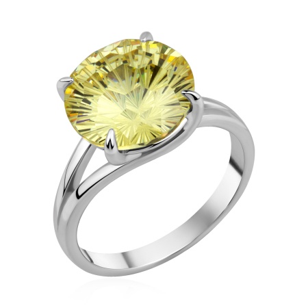 Купить кольцо из серебра с фианитом в интернет-магазине KRASNOE