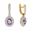 Купить серьги с аметистом